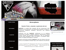 Tablet Screenshot of equistro-polska.pl